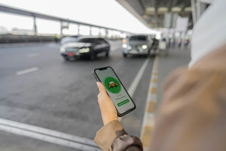 ridesharing app