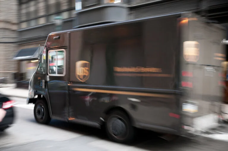ups delivery truck